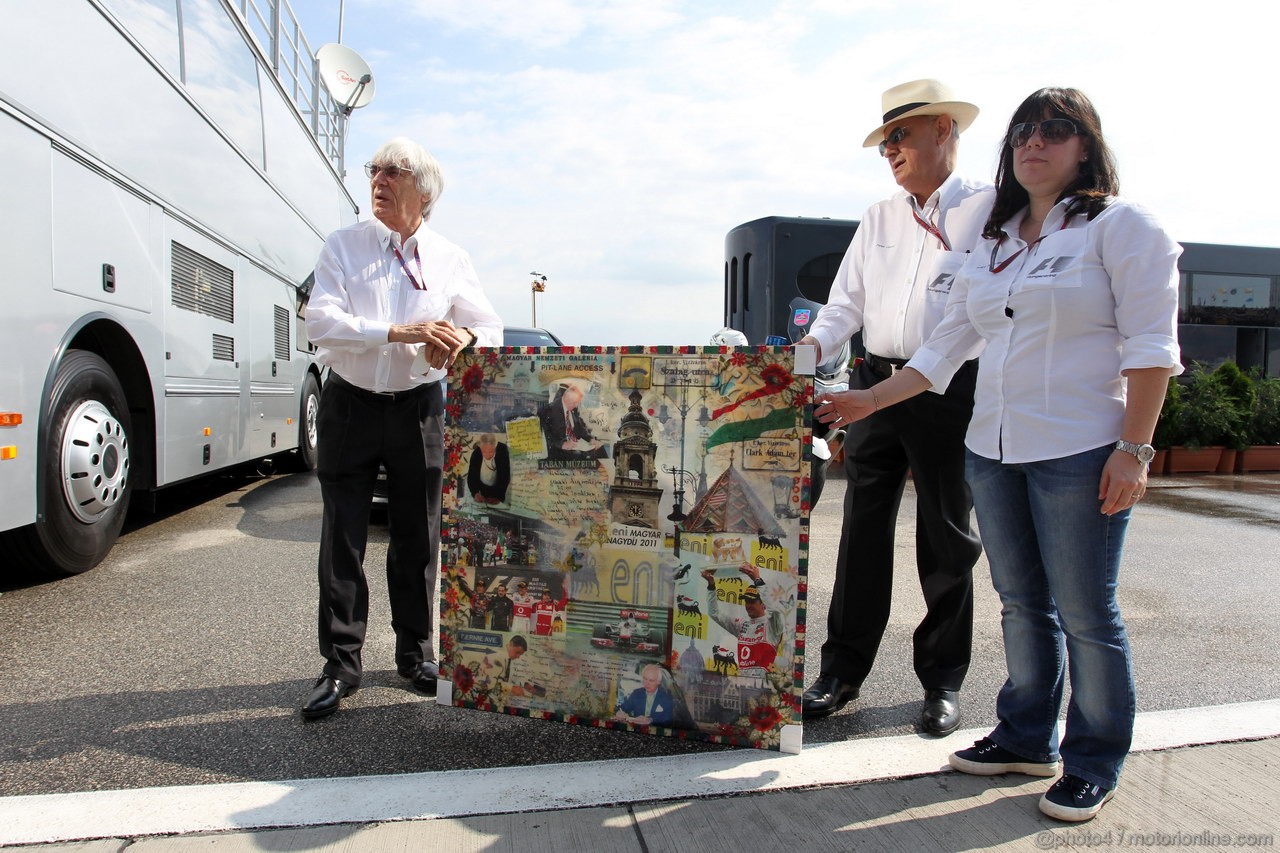 GP UNGHERIA, 29.07.2012- Bernie Ecclestone (GBR), President e CEO of Formula One Management  