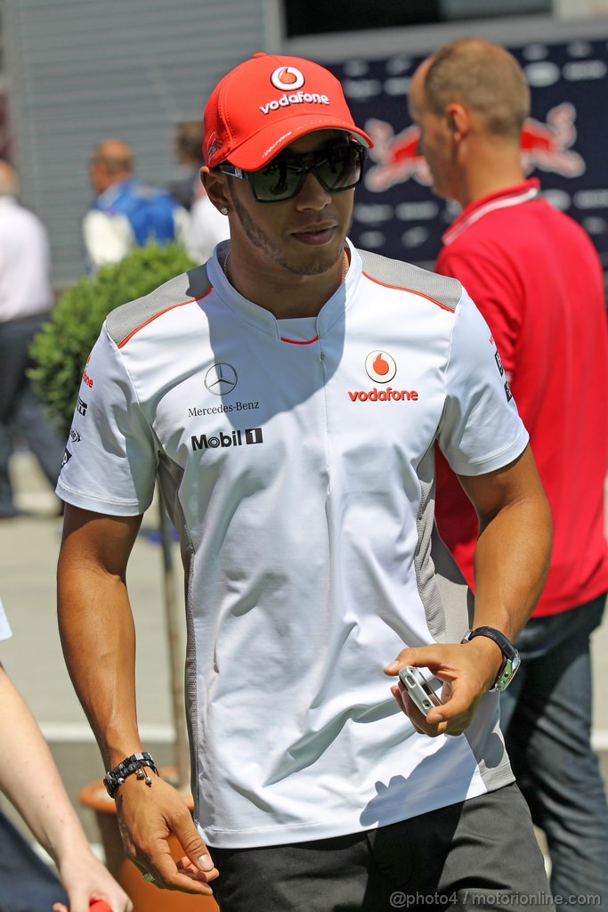 GP UNGHERIA, 29.07.2012- Lewis Hamilton (GBR) McLaren Mercedes MP4-27 