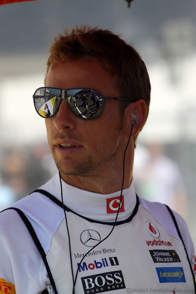 GP UNGHERIA, 29.07.2012- Gara, Jenson Button (GBR) McLaren Mercedes MP4-27 