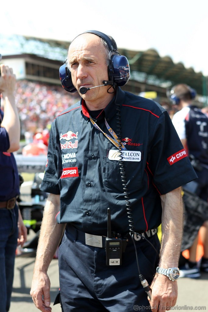 GP UNGHERIA, 29.07.2012- Gara, Franz Tost, Scuderia Toro Rosso, Team Principal 