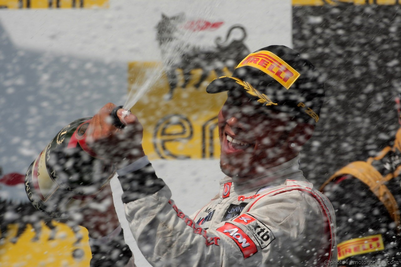 GP UNGHERIA, 29.07.2012- Gara, Lewis Hamilton (GBR) McLaren Mercedes MP4-27 vincitore