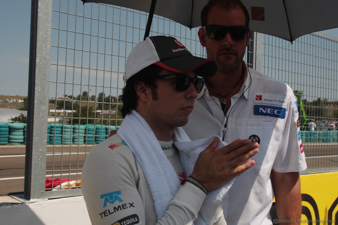 GP UNGHERIA, 29.07.2012- Gara, Sergio Prez (MEX) Sauber F1 Team C31 