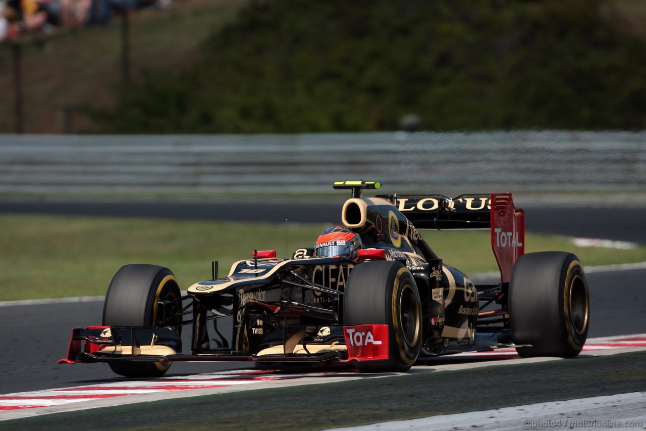 GP UNGHERIA, 29.07.2012- Gara, Romain Grosjean (FRA) Lotus F1 Team E20 