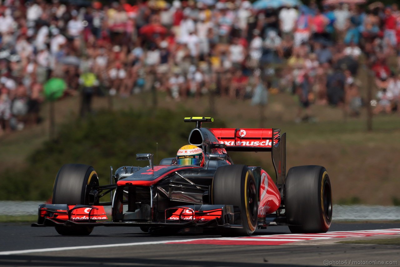 GP UNGHERIA, 29.07.2012- Gara, Lewis Hamilton (GBR) McLaren Mercedes MP4-27