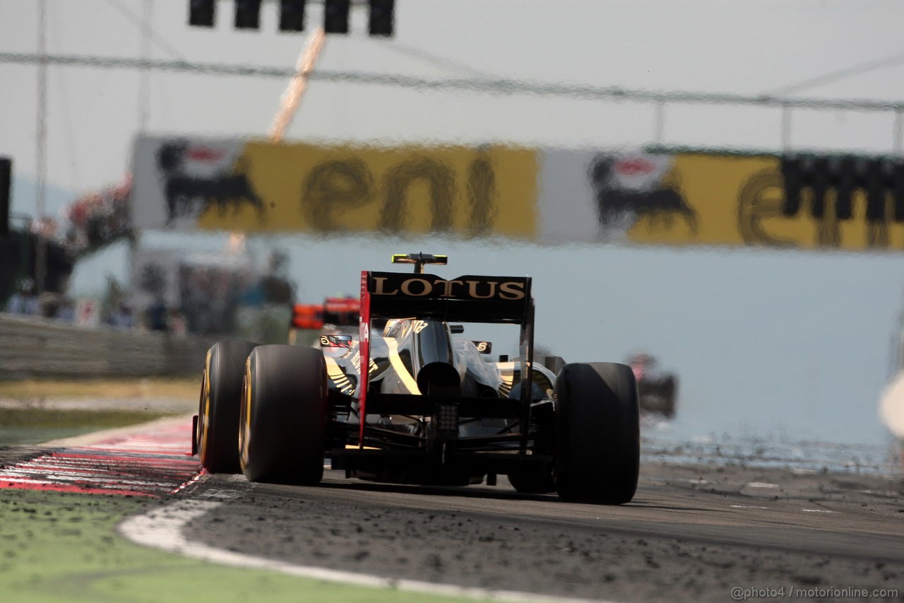 GP UNGHERIA, 29.07.2012- Gara, Romain Grosjean (FRA) Lotus F1 Team E20