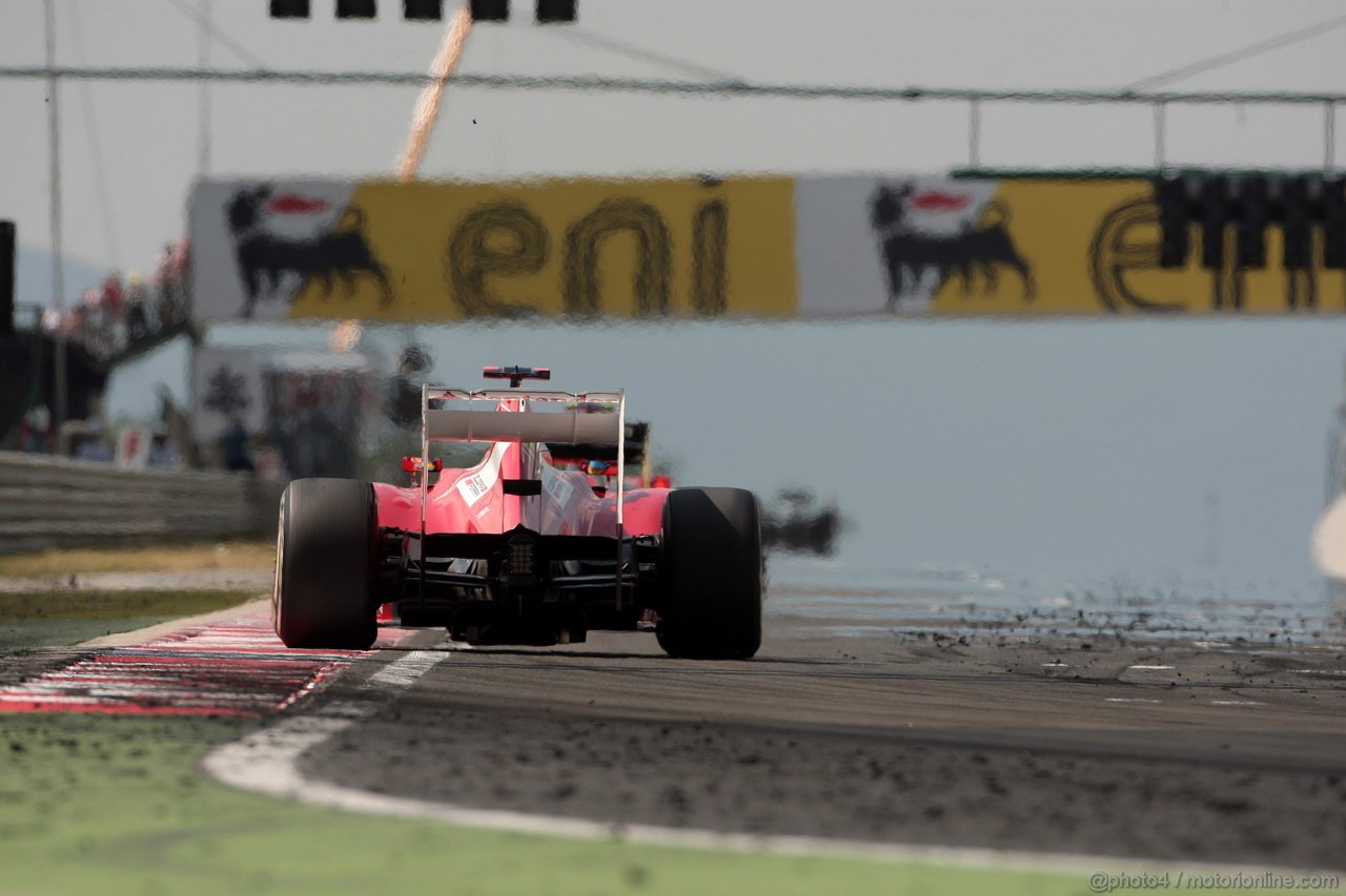 GP UNGHERIA, 29.07.2012- Gara, Fernando Alonso (ESP) Ferrari F2012