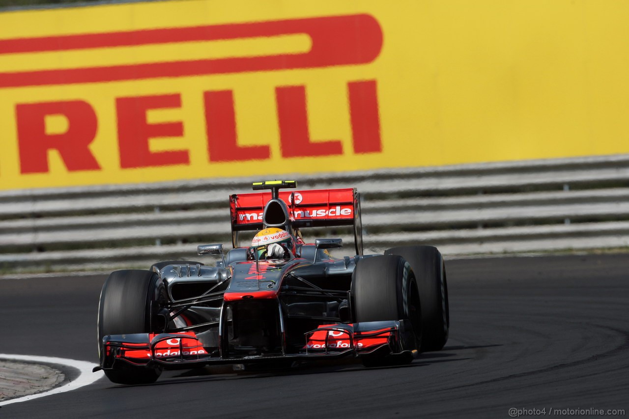 GP UNGHERIA, 29.07.2012- Gara, Lewis Hamilton (GBR) McLaren Mercedes MP4-27 