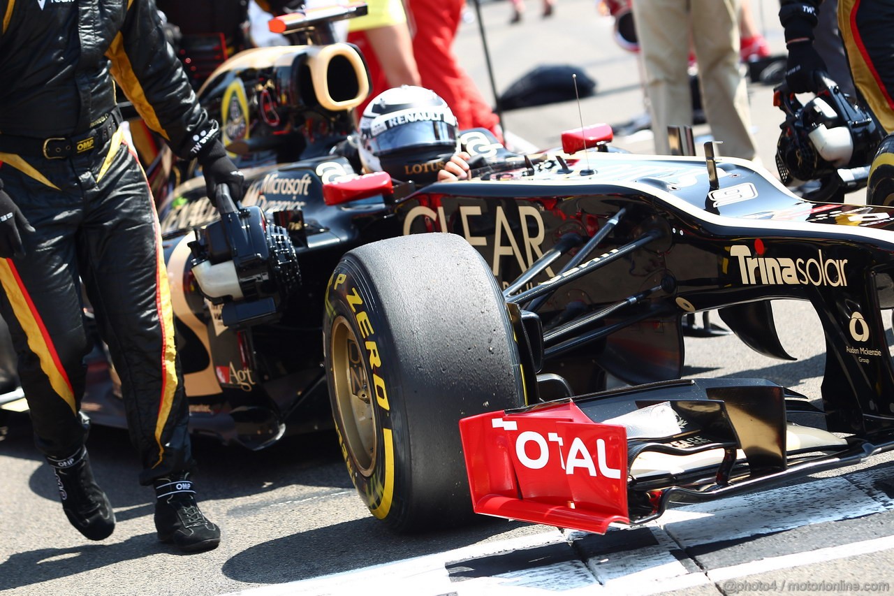 GP UNGHERIA, 29.07.2012- Gara, Kimi Raikkonen (FIN) Lotus F1 Team E20 