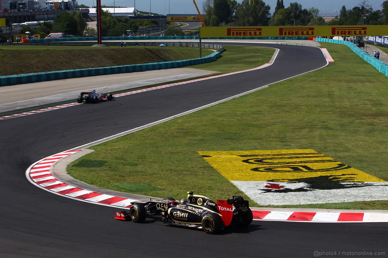 GP UNGHERIA, 29.07.2012- Gara, Romain Grosjean (FRA) Lotus F1 Team E20 