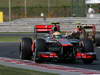 GP UNGHERIA, 29.07.2012- Gara, Lewis Hamilton (GBR) McLaren Mercedes MP4-27 davanti a Romain Grosjean (FRA) Lotus F1 Team E20