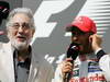 GP UNGHERIA, 29.07.2012- Gara, Placido Domingo (ESP), Tenor e Lewis Hamilton (GBR) McLaren Mercedes MP4-27 vincitore 