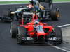 GP UNGHERIA, 29.07.2012- Gara, Charles Pic (FRA) Marussia F1 Team MR01 e Heikki Kovalainen (FIN) Caterham F1 Team CT01 