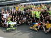 GP UNGHERIA, 29.07.2012- Gara, Festeggiamenti, secondo Kimi Raikkonen (FIN) Lotus F1 Team E20 e terzo Romain Grosjean (FRA) Lotus F1 Team E20 with Eric Boullier (FRA), Team Manager, Lotus F1 Team