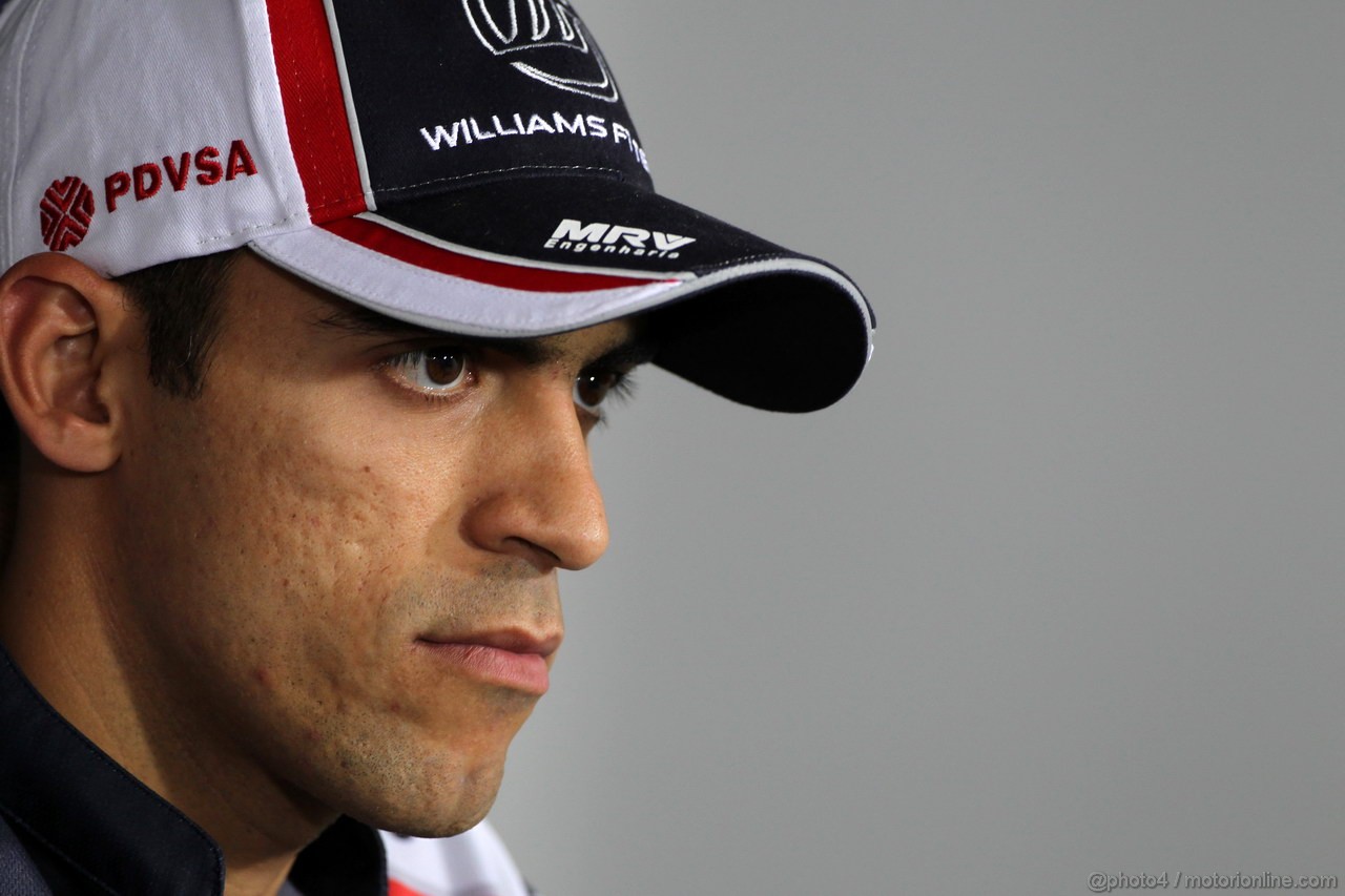 GP UNGHERIA, 26.07.2012- Conferenza Stampa, Pastor Maldonado (VEN) Williams F1 Team FW34  