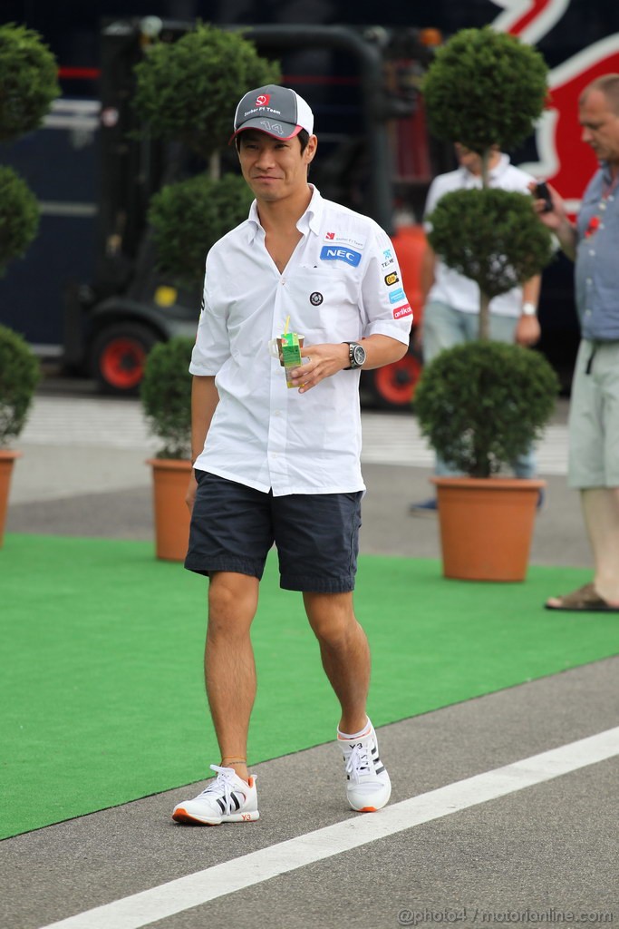 GP UNGHERIA, 26.07.2012- Kamui Kobayashi (JAP) Sauber F1 Team C31 