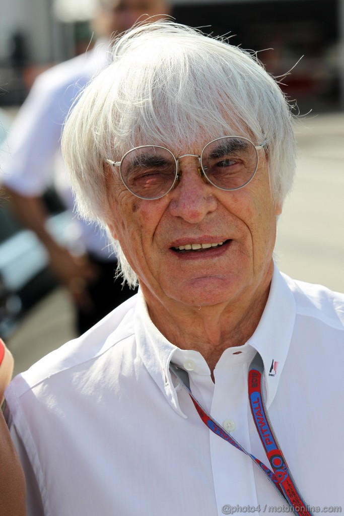 GP UNGHERIA, 28.07.2012- Bernie Ecclestone (GBR), President e CEO of Formula One Management  