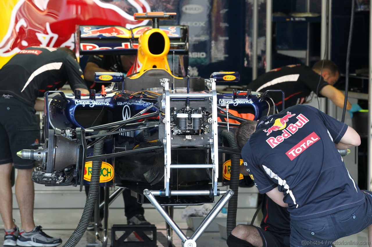 GP UNGHERIA, 28.07.2012- Mark Webber (AUS) Red Bull Racing RB8 