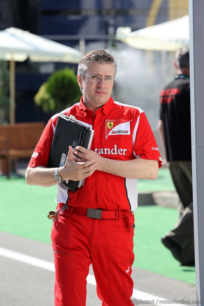 GP UNGHERIA, 28.07.2012- Pat Fry (GBR), Technical Director (Chassis), Ferrari 