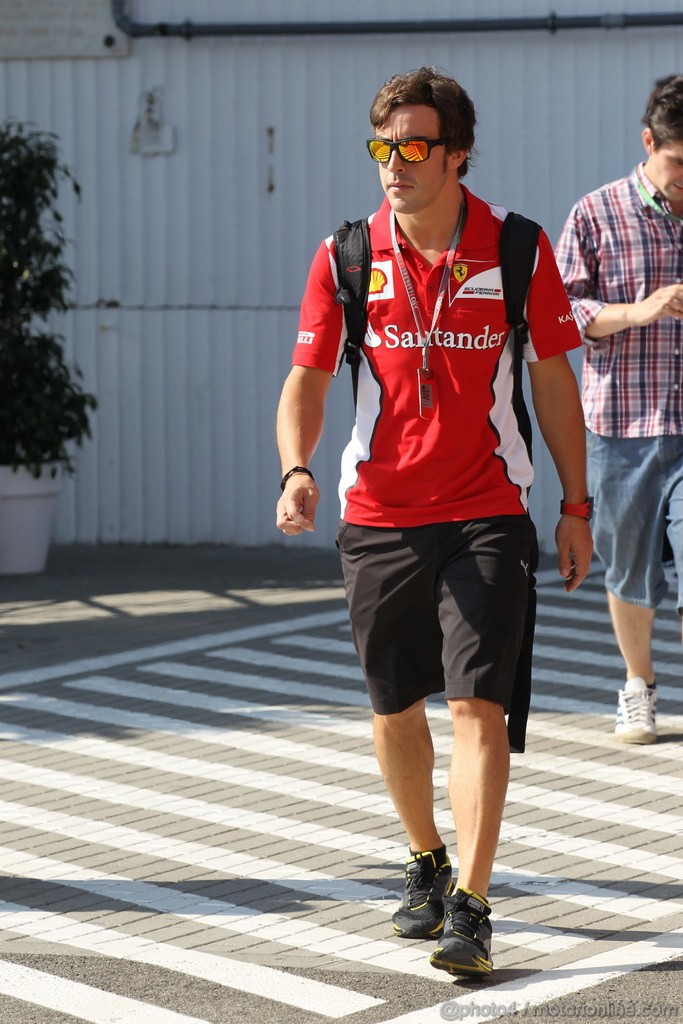 GP UNGHERIA, 28.07.2012- Fernando Alonso (ESP) Ferrari F2012