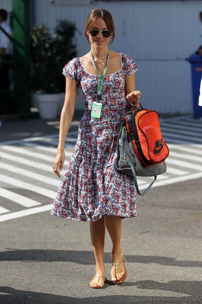 GP UNGHERIA, 28.07.2012- Jessica Michibata (GBR), girfriend of Jenson Button (GBR) 