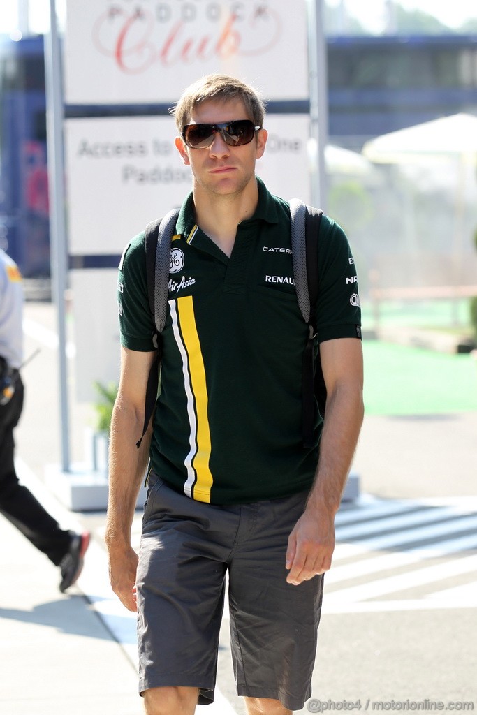 GP UNGHERIA, 28.07.2012- Vitaly Petrov (RUS) Caterham F1 Team CT01 