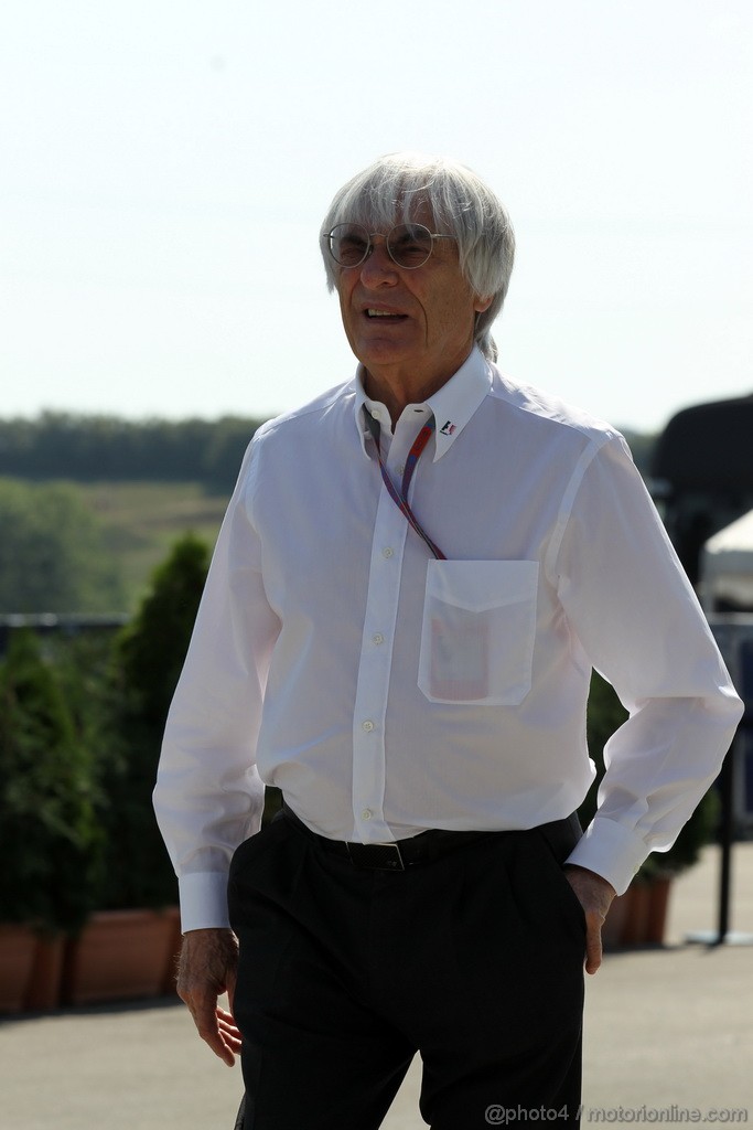 GP UNGHERIA, 28.07.2012- Bernie Ecclestone (GBR), President e CEO of Formula One Management