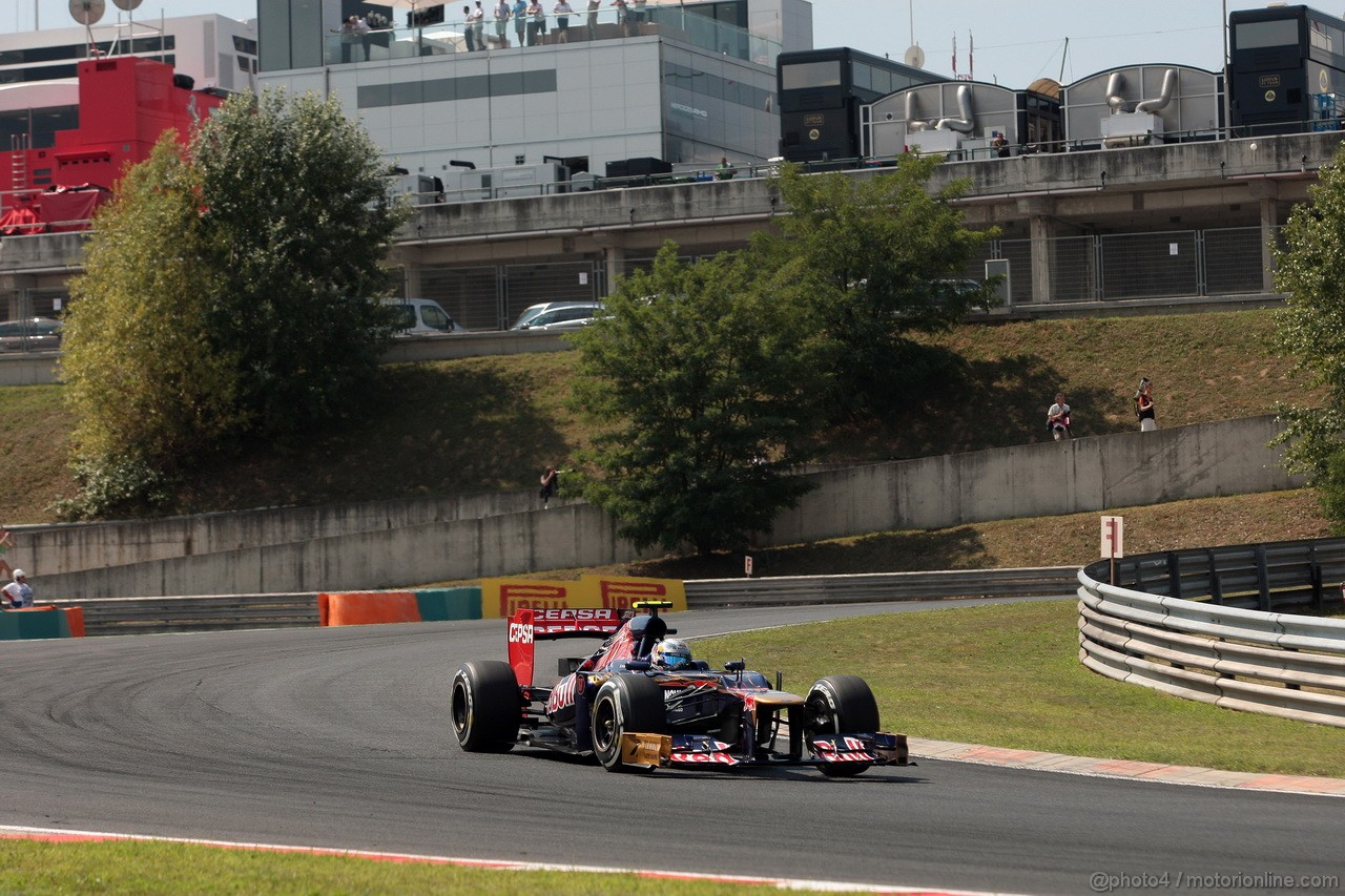 GP UNGHERIA, 28.07.2012- Prove Libere 3, Jean-Eric Vergne (FRA) Scuderia Toro Rosso STR7 