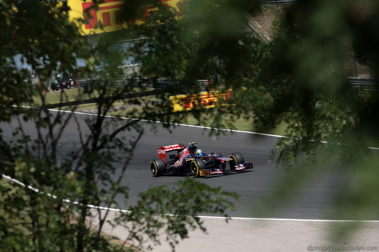 GP UNGHERIA, 28.07.2012- Prove Libere 3, Jean-Eric Vergne (FRA) Scuderia Toro Rosso STR7 