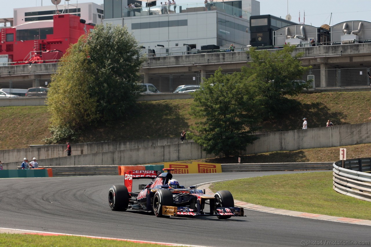 GP UNGHERIA, 28.07.2012- Prove Libere 3, Daniel Ricciardo (AUS) Scuderia Toro Rosso STR7 
