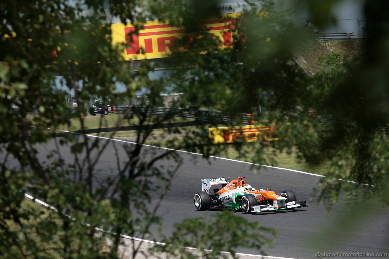 GP UNGHERIA, 28.07.2012- Prove Libere 3, Paul di Resta (GBR) Sahara Force India F1 Team VJM05 