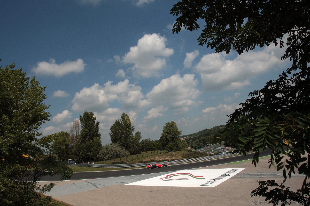 GP UNGHERIA, 28.07.2012- Prove Libere 3, Charles Pic (FRA) Marussia F1 Team MR01 