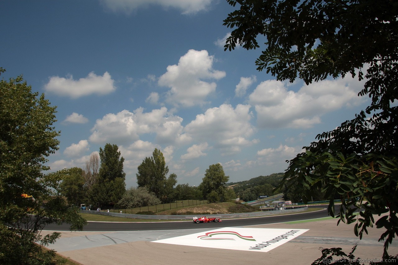 GP UNGHERIA, 28.07.2012- Prove Libere 3, Felipe Massa (BRA) Ferrari F2012 