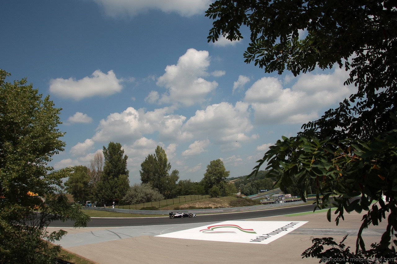 GP UNGHERIA, 28.07.2012- Prove Libere 3, Bruno Senna (BRA) Williams F1 Team FW34 