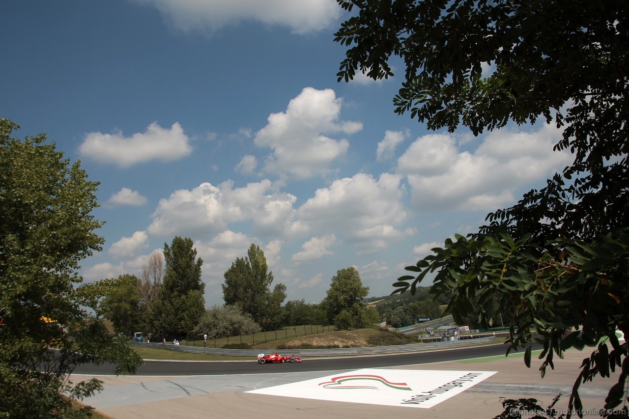 GP UNGHERIA, 28.07.2012- Prove Libere 3, Fernando Alonso (ESP) Ferrari F2012 