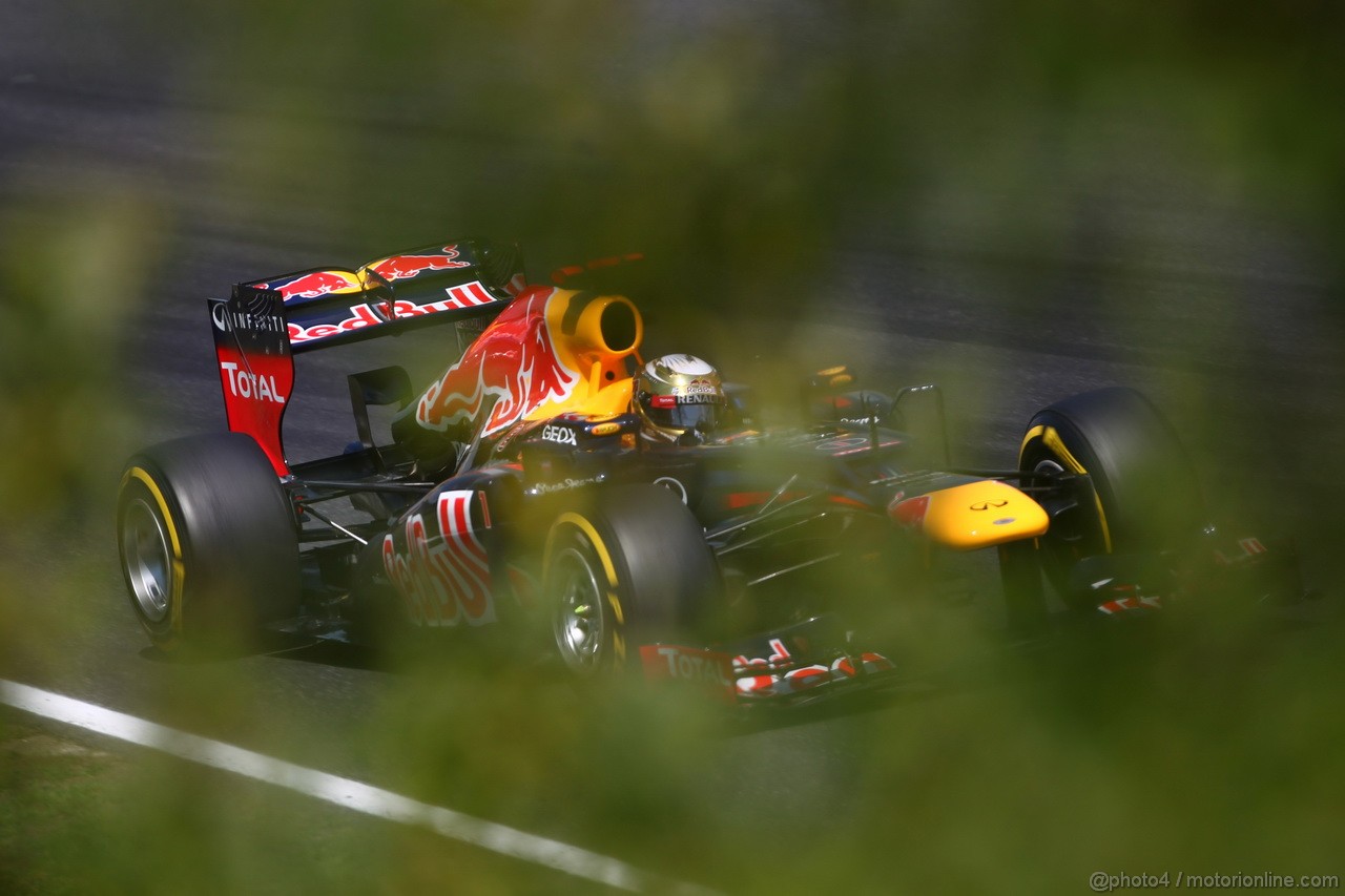 GP UNGHERIA, 28.07.2012- Prove Libere 3, Sebastian Vettel (GER) Red Bull Racing RB8