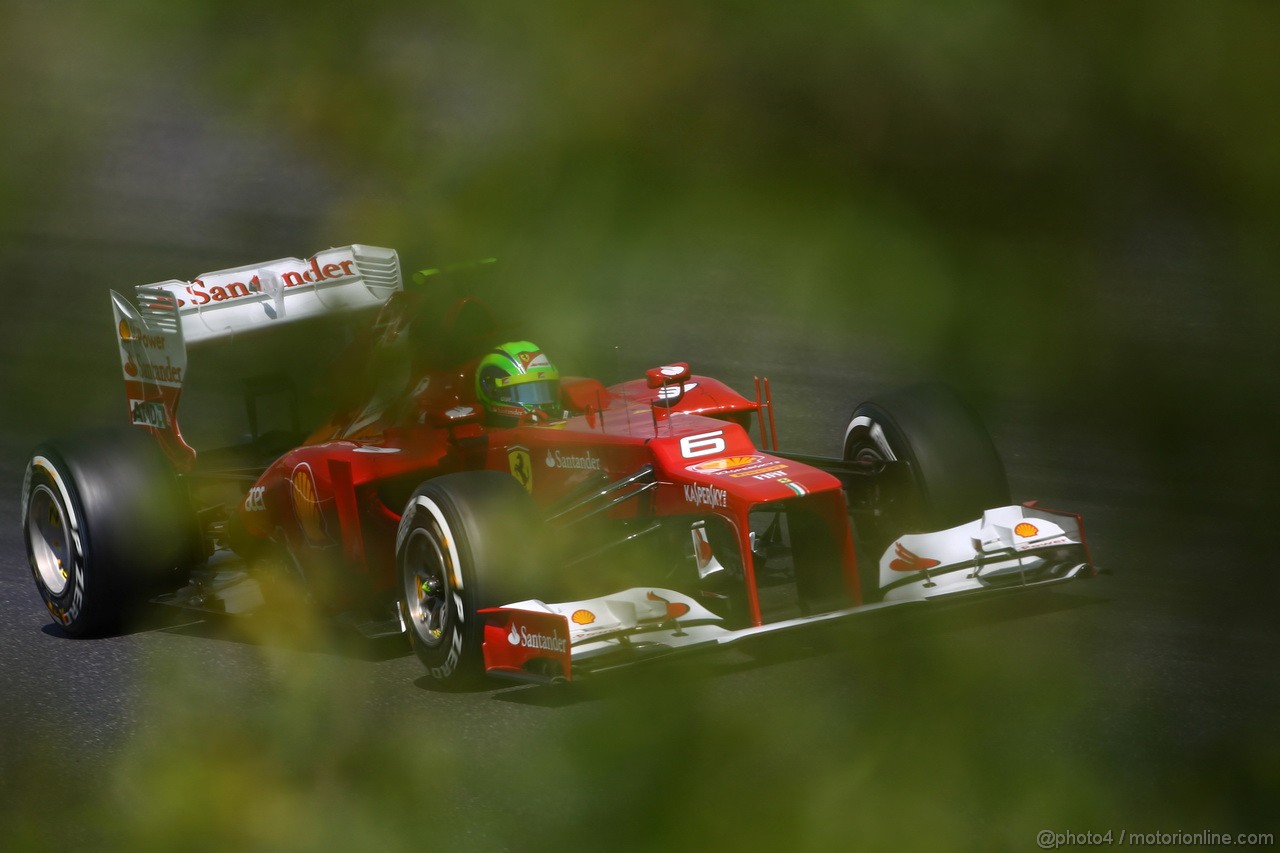 GP UNGHERIA, 28.07.2012- Prove Libere 3, Felipe Massa (BRA) Ferrari F2012 