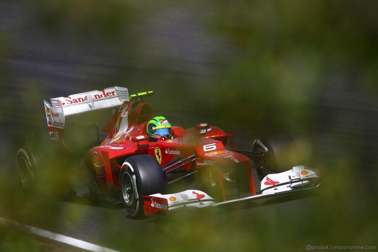 GP UNGHERIA, 28.07.2012- Prove Libere 3, Felipe Massa (BRA) Ferrari F2012 