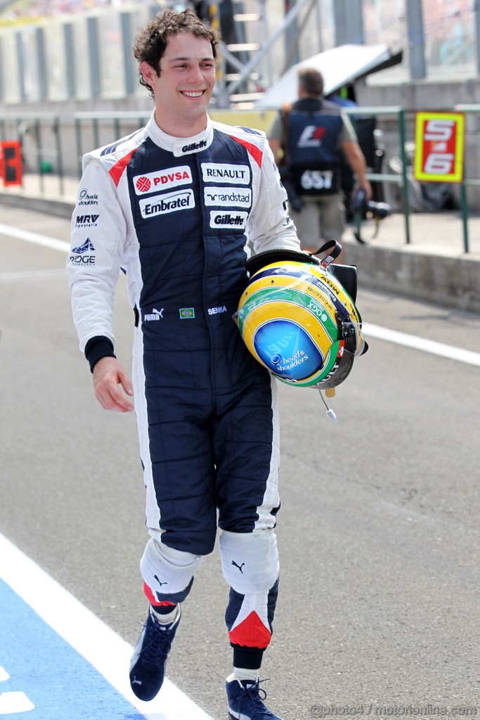 GP UNGHERIA, 28.07.2012- Prove Libere 3, Bruno Senna (BRA) Williams F1 Team FW34