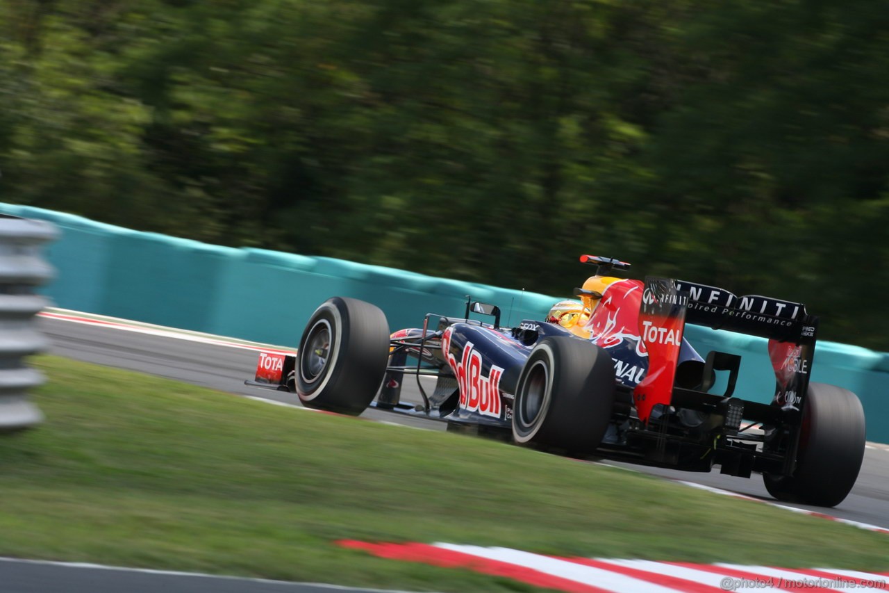 GP UNGHERIA, 28.07.2012- Qualifiche, Sebastian Vettel (GER) Red Bull Racing RB8 