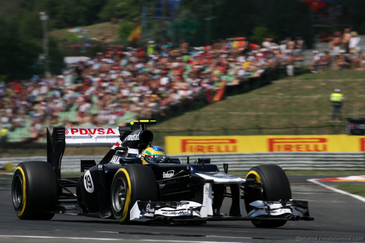 GP UNGHERIA, 28.07.2012- Qualifiche, Bruno Senna (BRA) Williams F1 Team FW34 