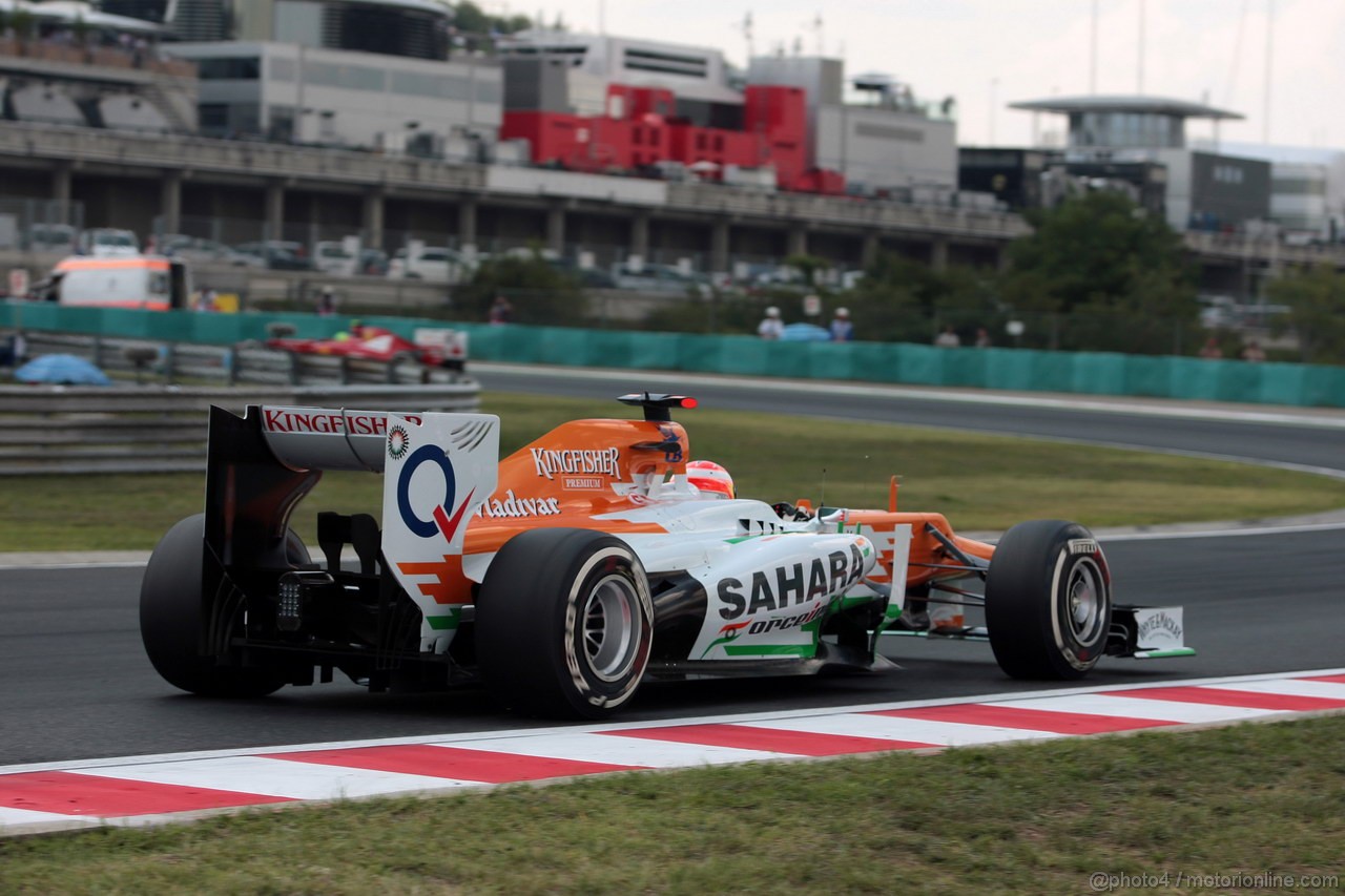 GP UNGHERIA, 28.07.2012- Qualifiche, Paul di Resta (GBR) Sahara Force India F1 Team VJM05 