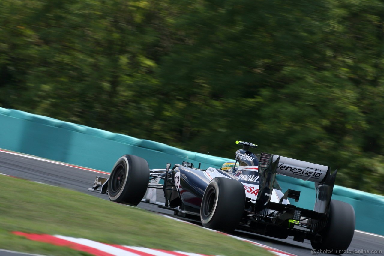 GP UNGHERIA, 28.07.2012- Qualifiche, Bruno Senna (BRA) Williams F1 Team FW34 