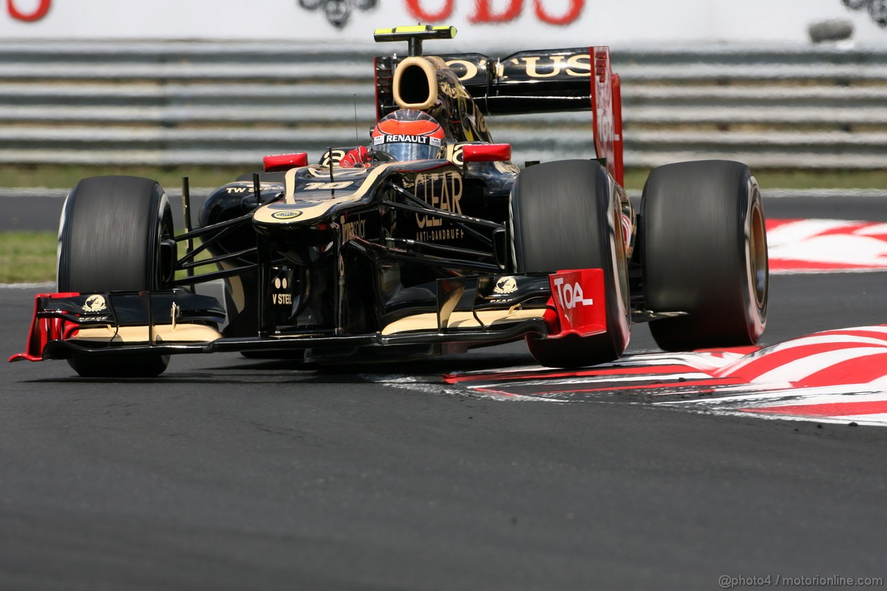 GP UNGHERIA, 28.07.2012- Qualifiche, Romain Grosjean (FRA) Lotus F1 Team E20