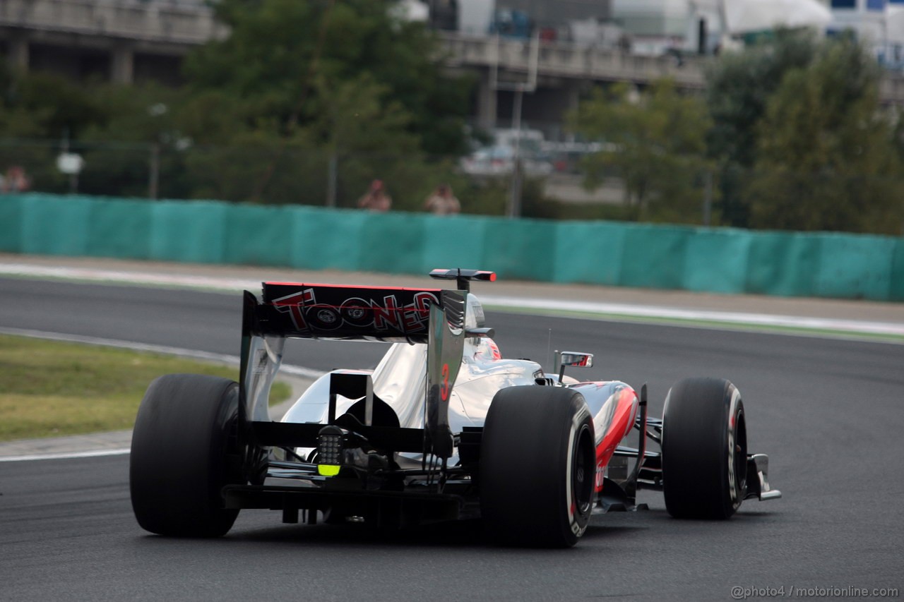 GP UNGHERIA, 28.07.2012- Qualifiche, Jenson Button (GBR) McLaren Mercedes MP4-27 