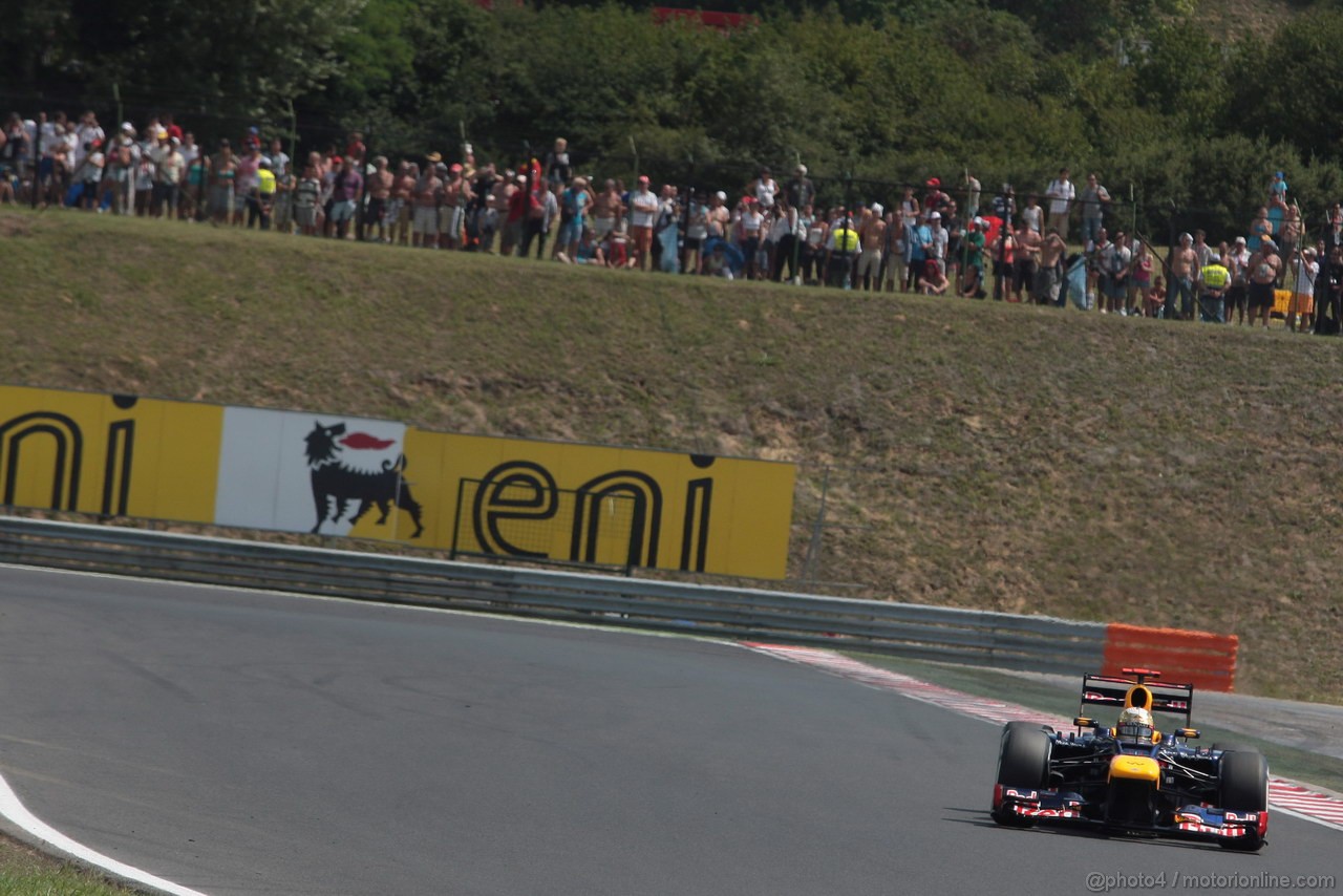 GP UNGHERIA, 28.07.2012- Qualifiche, Sebastian Vettel (GER) Red Bull Racing RB8 