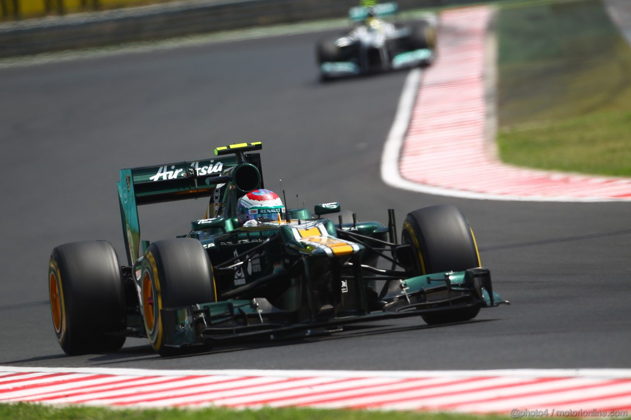 GP UNGHERIA, 28.07.2012- Qualifiche, Vitaly Petrov (RUS) Caterham F1 Team CT01 