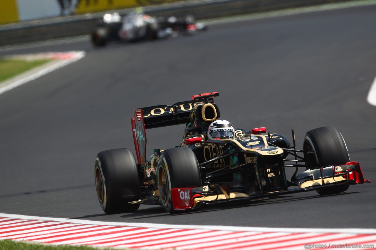 GP UNGHERIA, 28.07.2012- Qualifiche, Kimi Raikkonen (FIN) Lotus F1 Team E20 