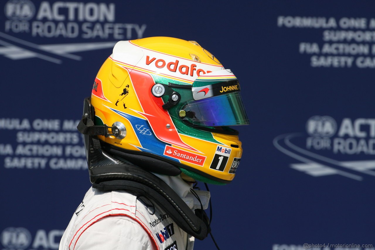 GP UNGHERIA, 28.07.2012- Qualifiche, Lewis Hamilton (GBR) McLaren Mercedes MP4-27 