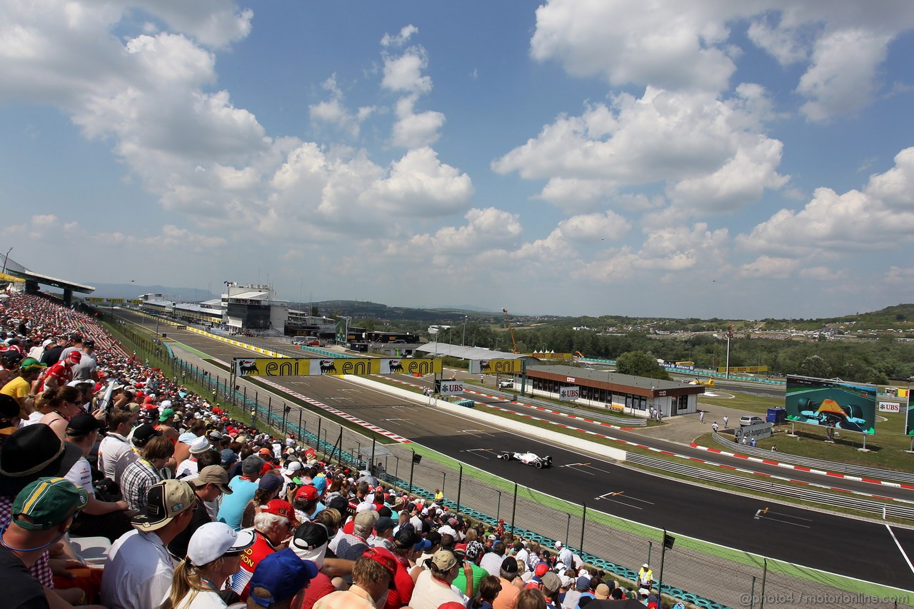 GP UNGHERIA, 28.07.2012- Qualifiche, Sergio Prez (MEX) Sauber F1 Team C31 