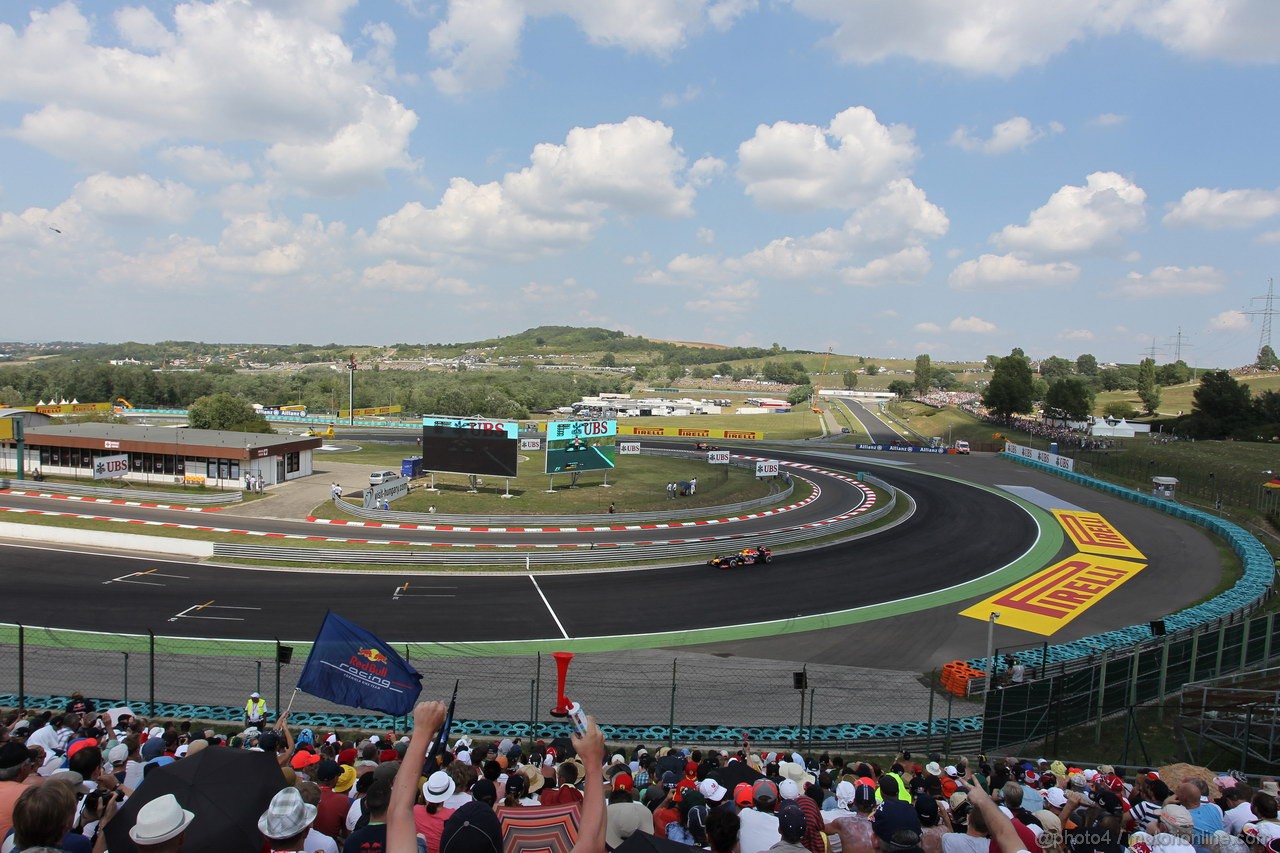 GP UNGHERIA, 28.07.2012- Sebastian Vettel (GER) Red Bull Racing RB8 